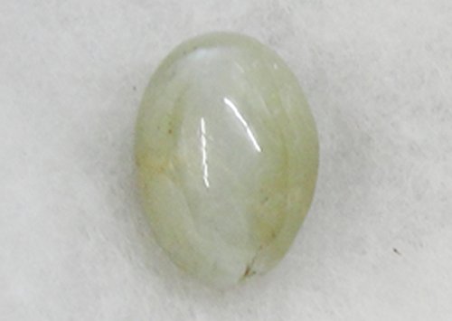 3.5 Cts Certified 100% Natural Chrysobery Cateye Cabochon Shape Loose Gemstone (Size : 10.04X6.23X5.67 MM)