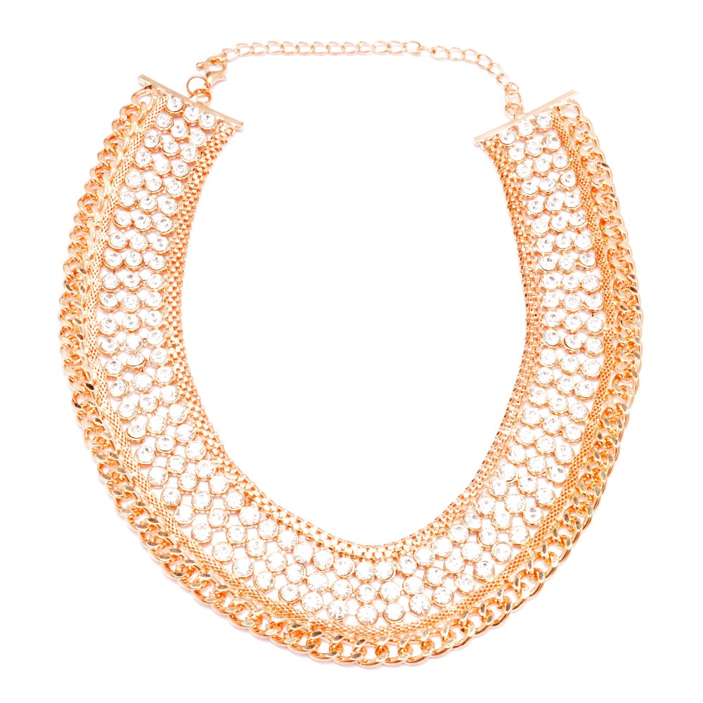 Shopaholic Fashion Queen Necklaces With Zircon Crystal Wedding ,Partywear For Women , Girls