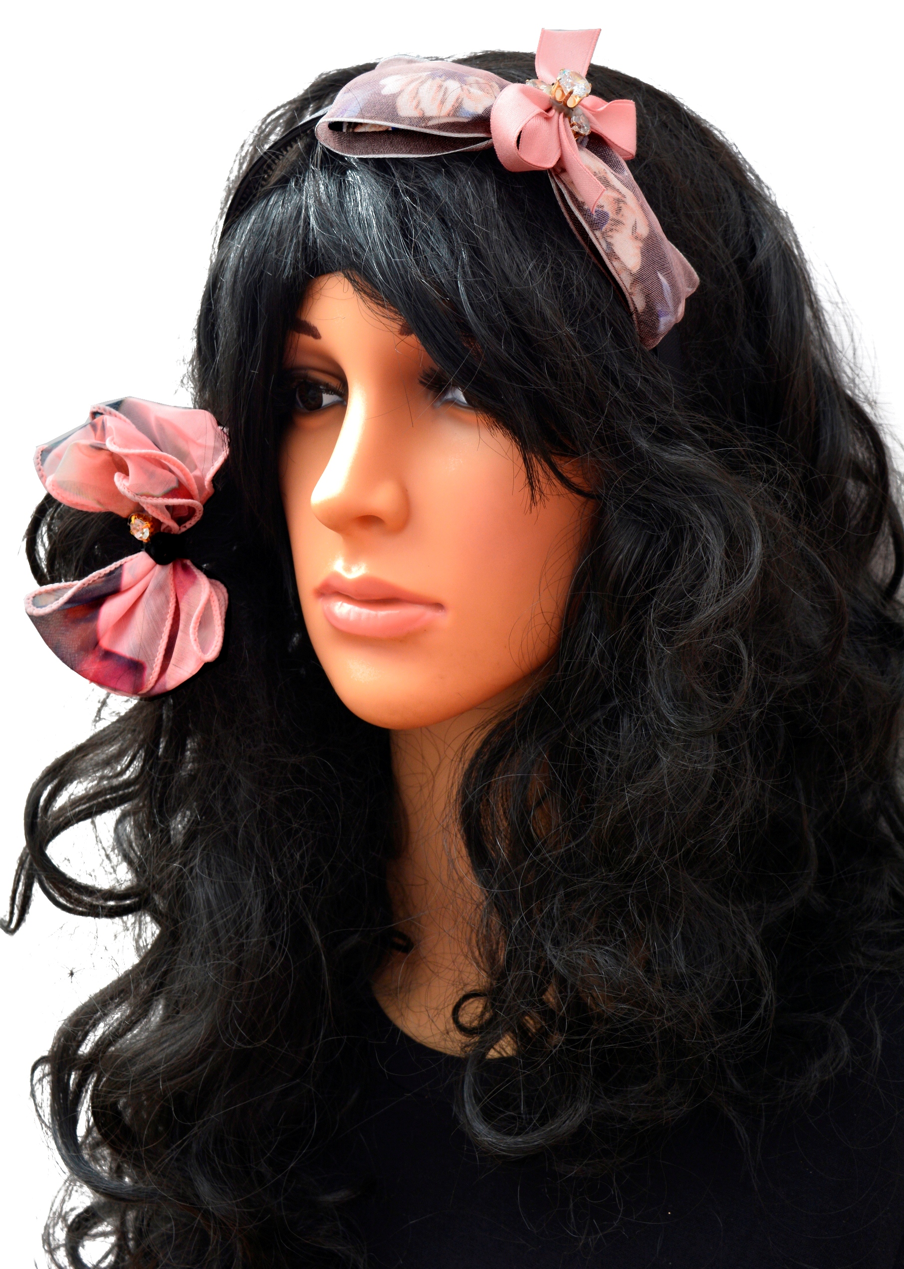 Shopaholic Fashion Partywear Bow Hair Band And Rubber Band Combo