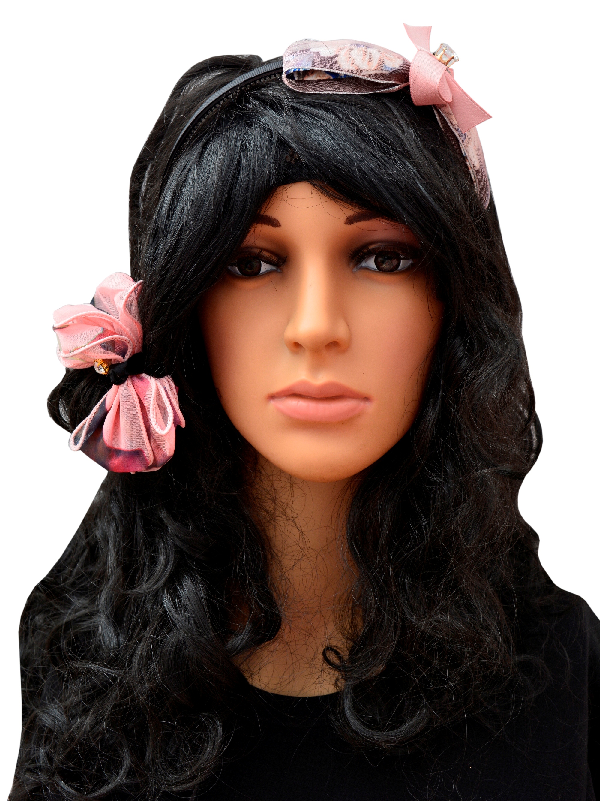 Shopaholic Fashion Partywear Bow Hair Band And Rubber Band Combo