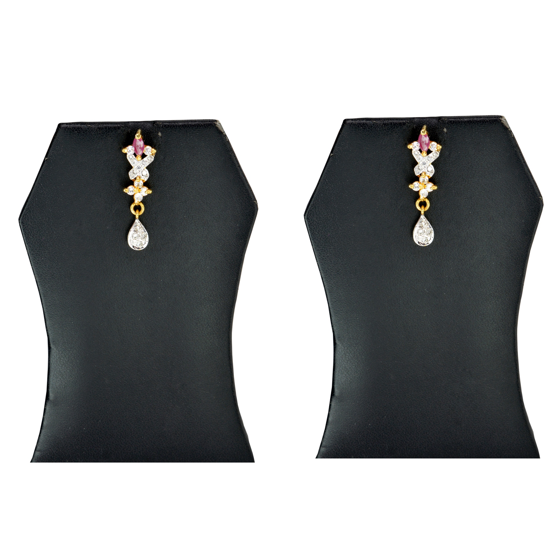 Divaz Shubh Lucky Bridal, Partywear American Diamond Necklace Set With Earing