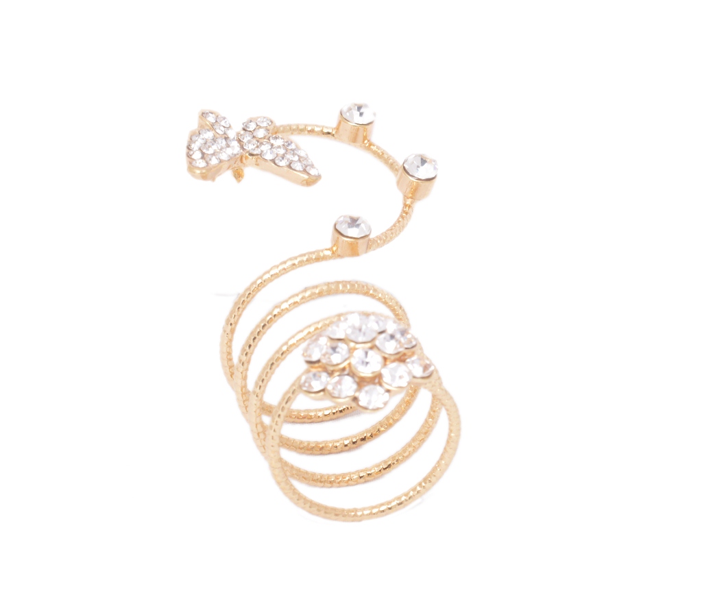 Shopaholic Fashion Spiral Ring Suitable For Wedding ,Party For Women , Girls