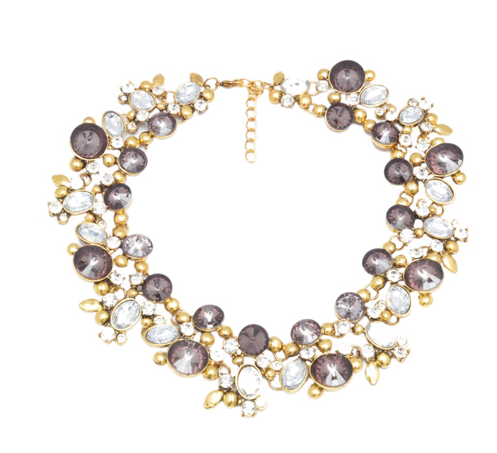 Shopaholic Fashion Crystal Designer With Stone Necklaces / Neck Piece / Jewellery Wedding ,Partywear For Women , Girls