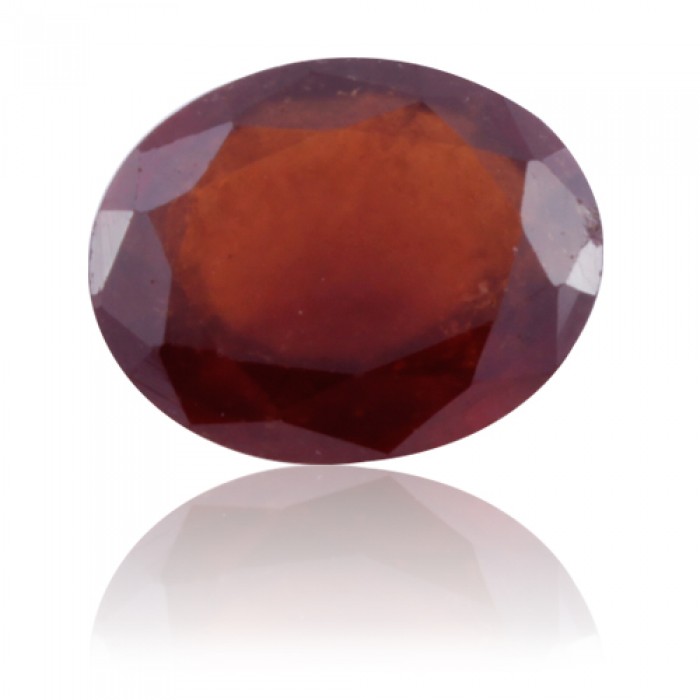 3.87 Cts Certified 100% Natural Hessonite oval Shape Loose Gemstone (Size : 10.34X8.63X5.05 MM)