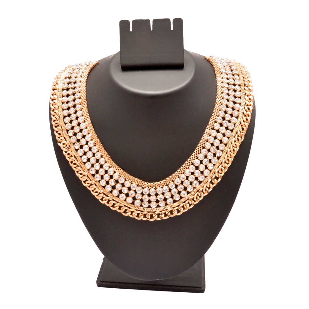 Shopaholic Fashion Queen Necklaces With Zircon Crystal Wedding ,Partywear For Women , Girls