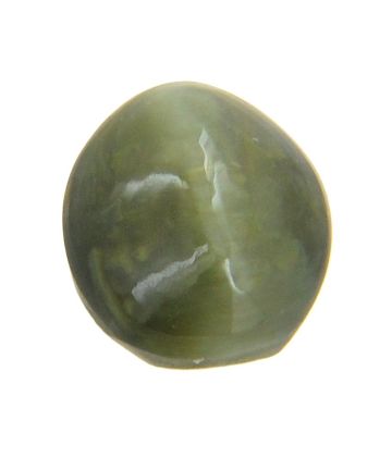 3.76 Cts Certified 100% Natural Chrysobery Cateye Cabochon Shape Loose Gemstone (Size : 9.14X7.28X5.78 MM)