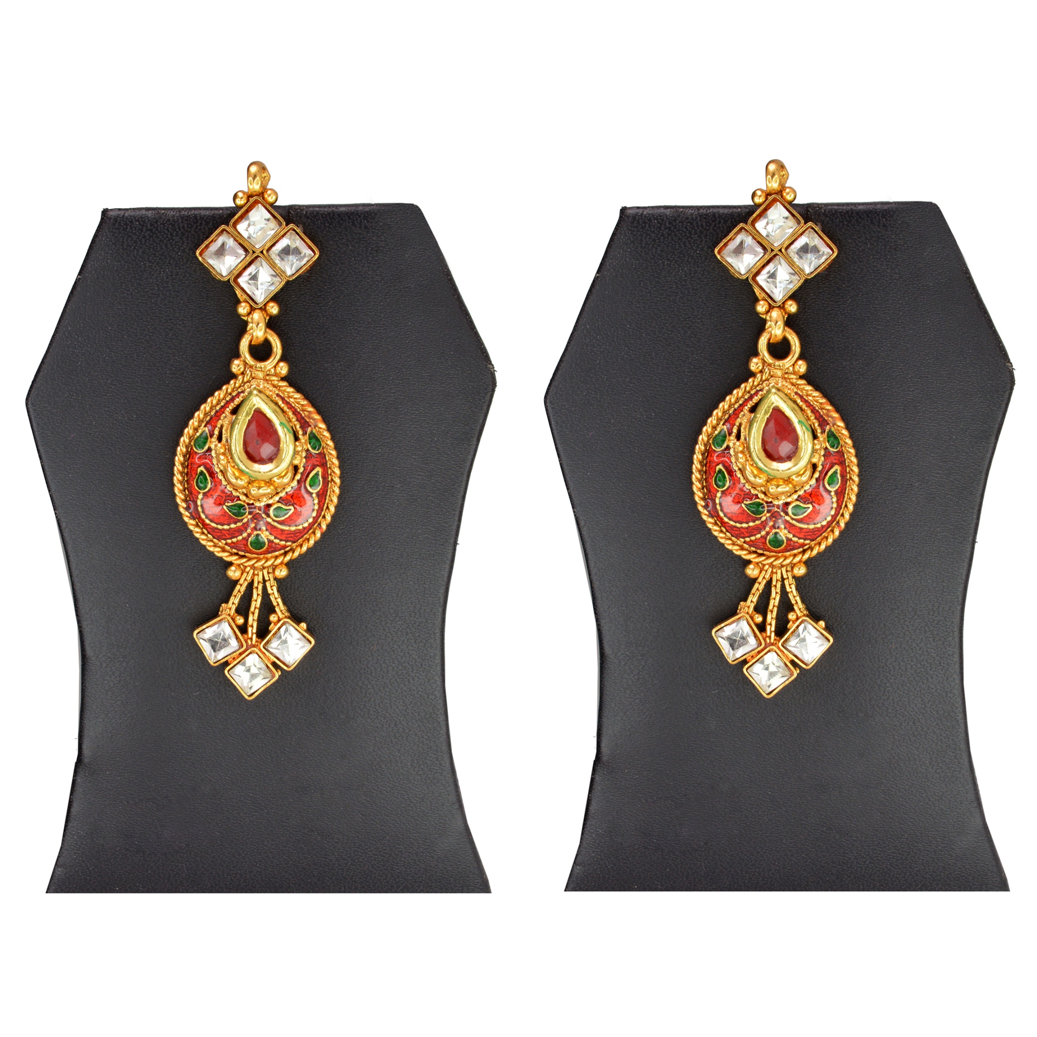 Divaz Shubh Lucky Bridal, Partywear Necklace Set With Earing