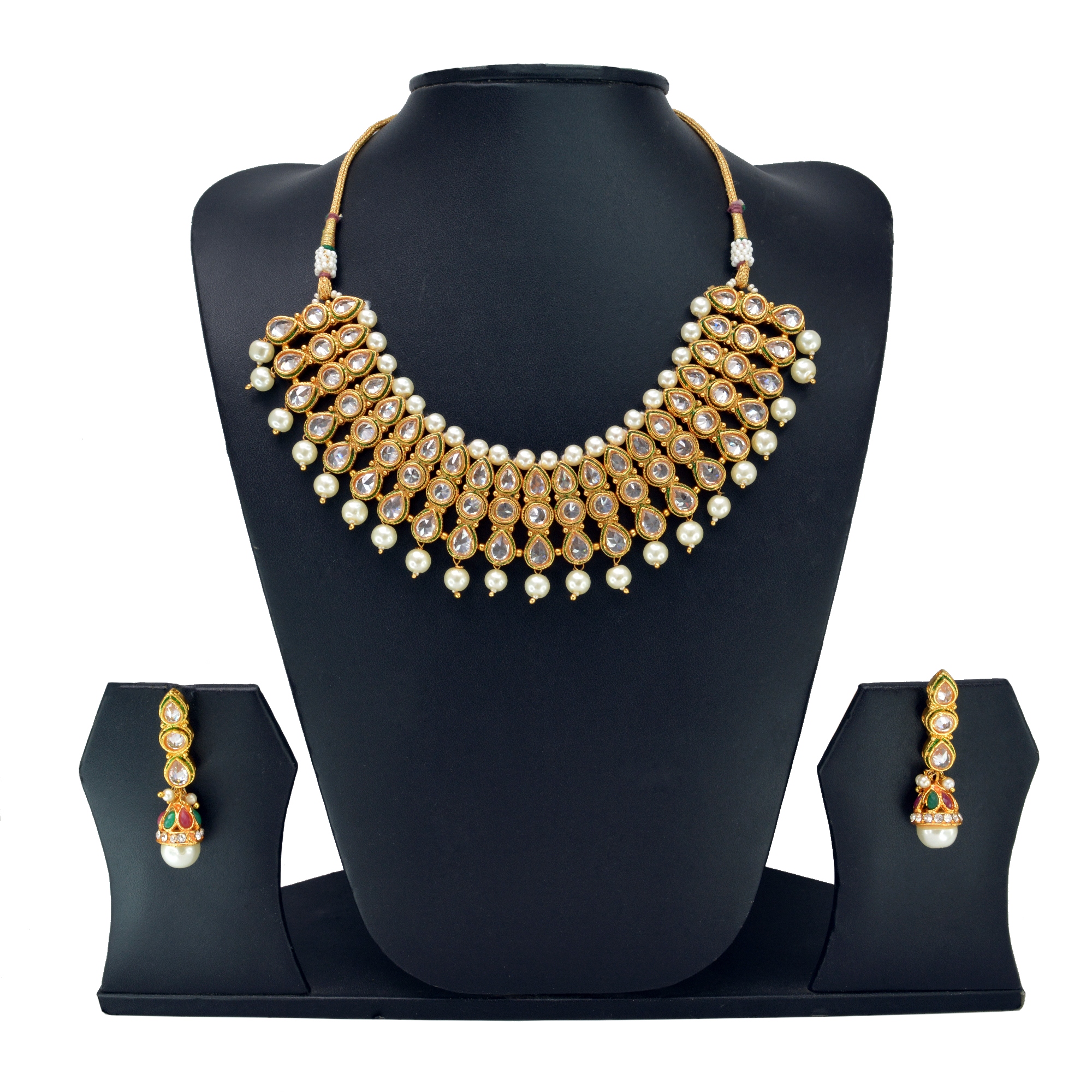 Divaz Shubh Lucky Bridal, Partywear Necklace Set With Earing