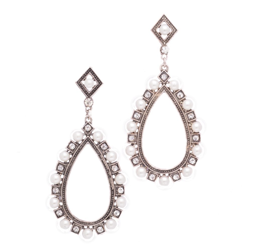 Shopaholic Fashion Long Antique Danglers With Pearls  Wedding ,Party Earring For Women, Girls