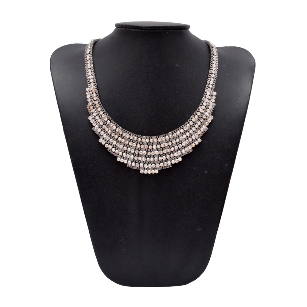 Shopaholic Fashion Crystal Designer With Stone Necklaces Wedding ,Partywear For Women , Girls