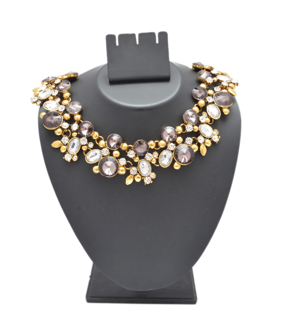 Shopaholic Fashion Crystal Designer With Stone Necklaces / Neck Piece / Jewellery Wedding ,Partywear For Women , Girls