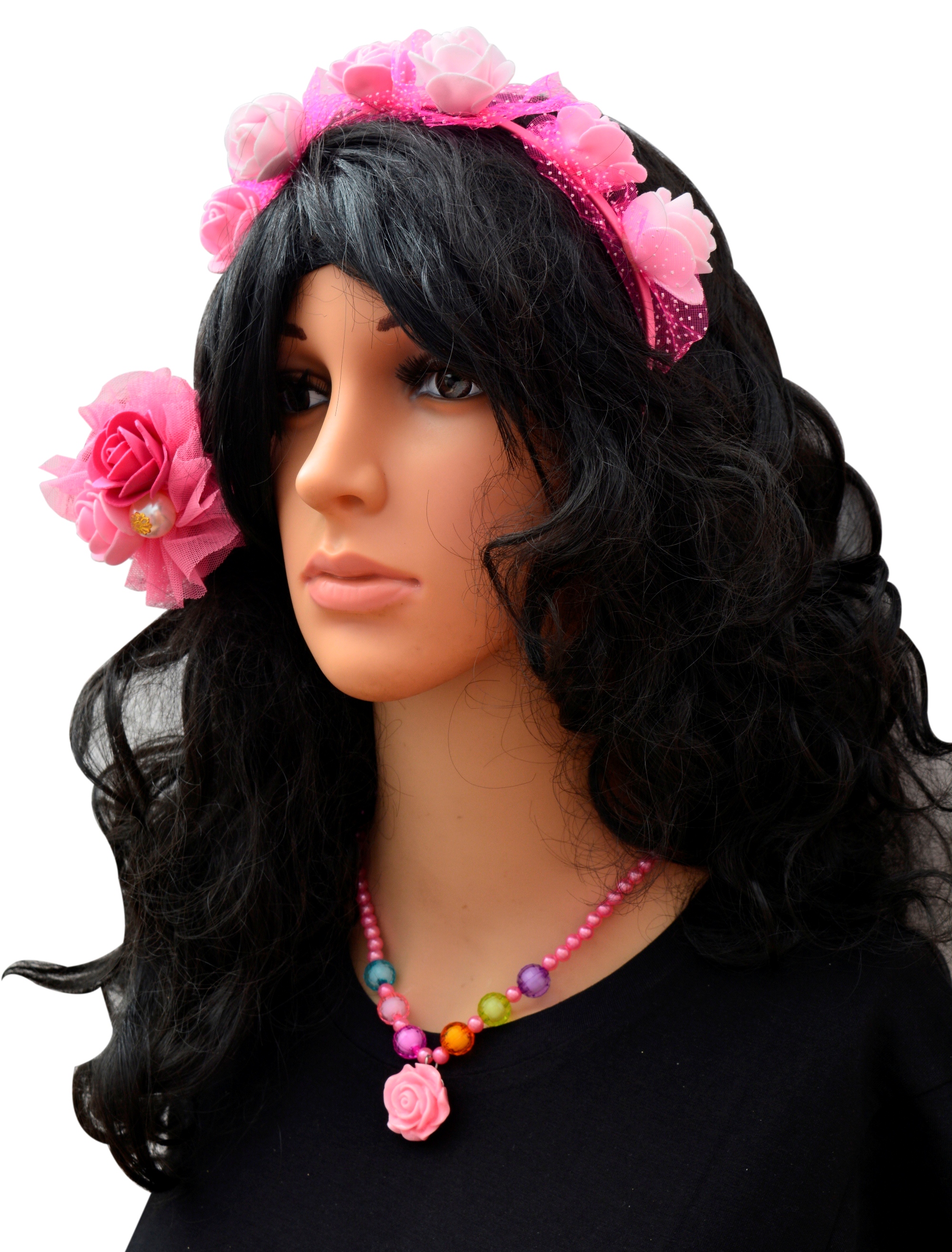 Shopaholic Fashion Complete Baby Girls Partywear Flower Combo / Hair Accessories