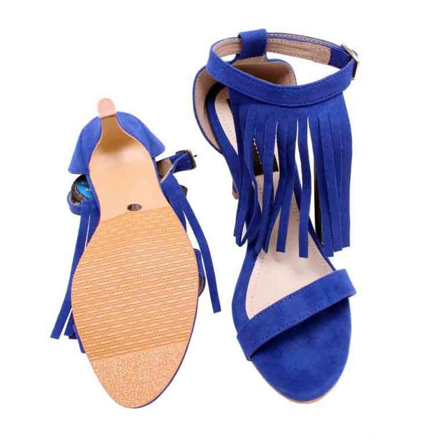 KraftCellar The Alice Way,Blue stilletoes (size-37)