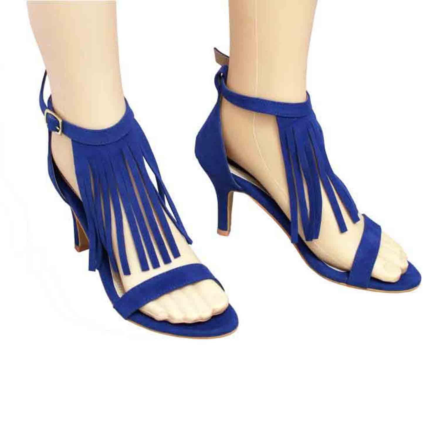 KraftCellar The Alice Way,Blue stilletoes (size-35)