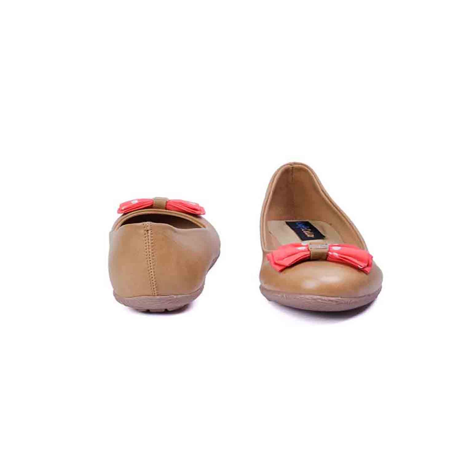 KraftCellar Miss Betty,BROWN ballerina (size-36)