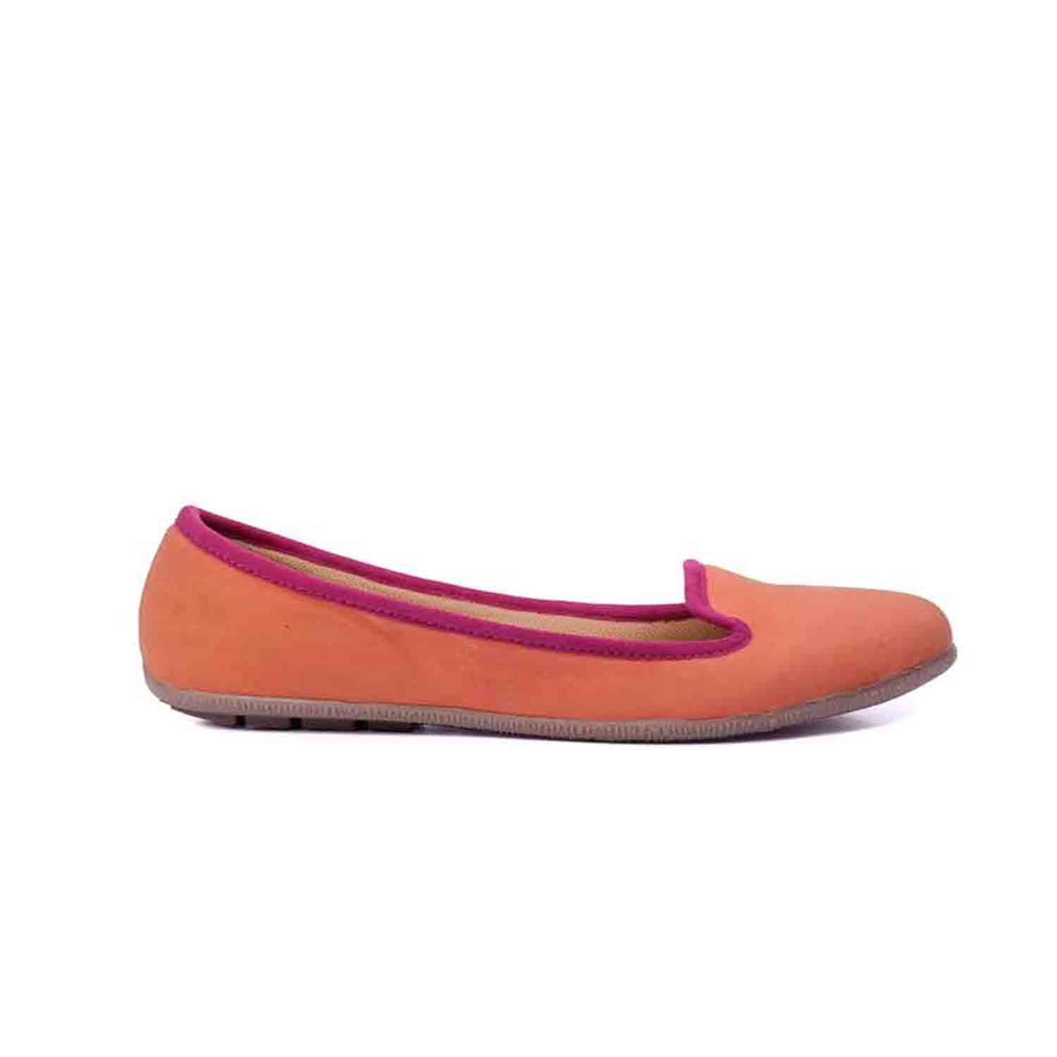 KraftCellar Tangy pop,orange loafers (size-40)