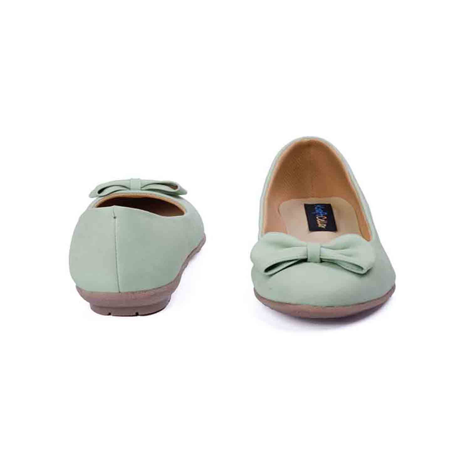 KraftCellar Pretty Irish,GREEN ballerina (size-36)