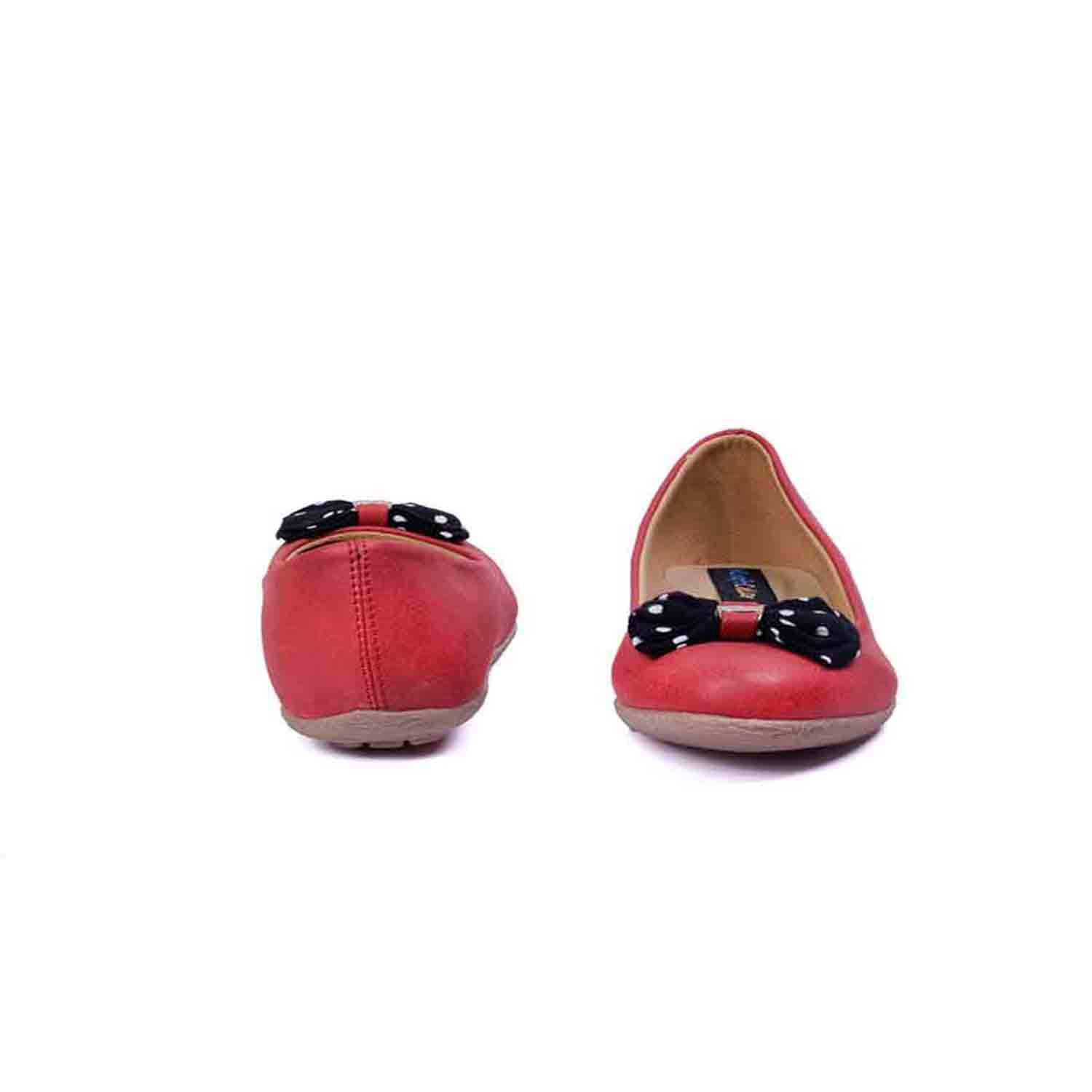 KraftCellar Miss Muffet,RED ballerina (size-38)